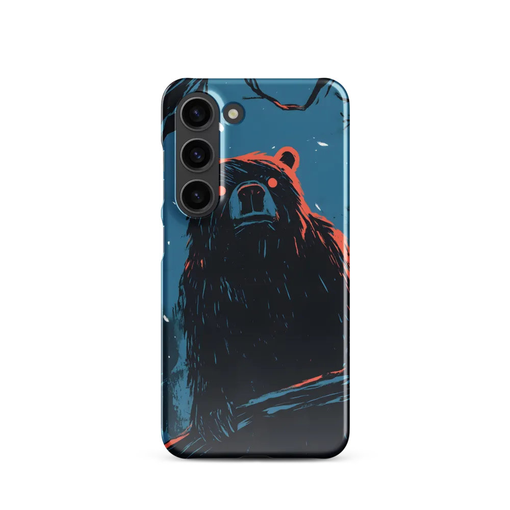 Eerie Majesty: A Bear in the Night