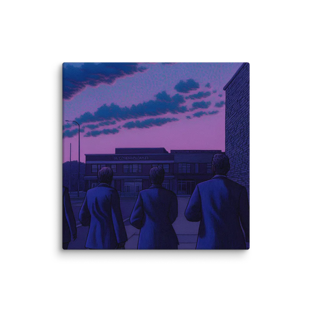 The Twilight Stroll | Canvas | 12″×12″