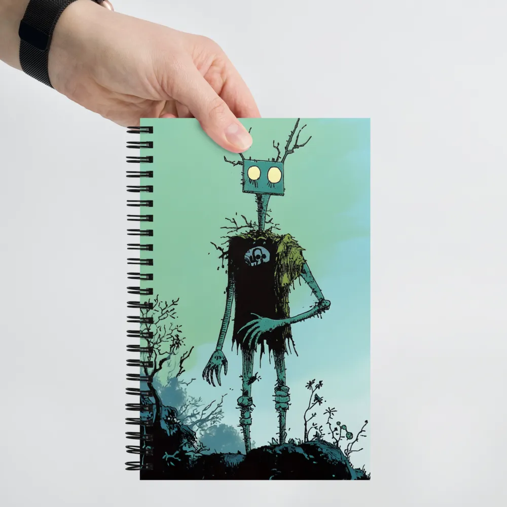 The Techno-Guardian of Nature | Spiral Notebook