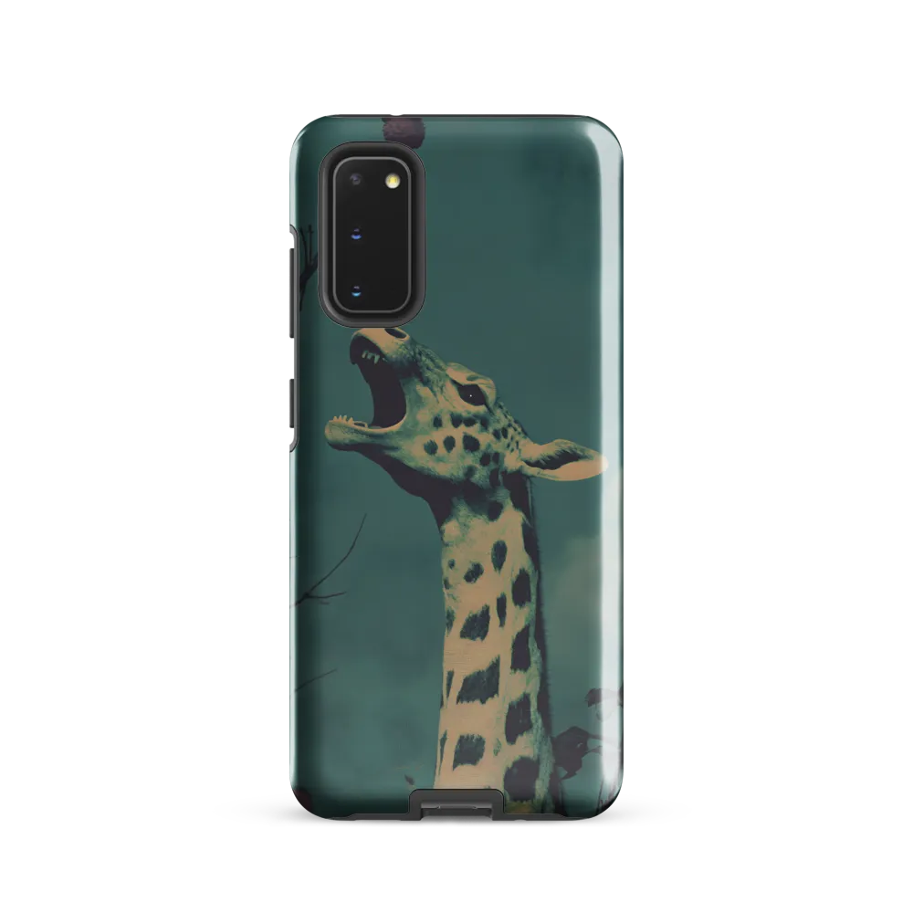 Whispers of the Tall: A Surreal Giraffe Encounter