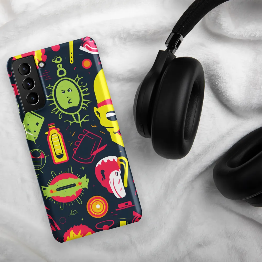 Neon Revelry: A Quirky Exploration of Modern Pop Art