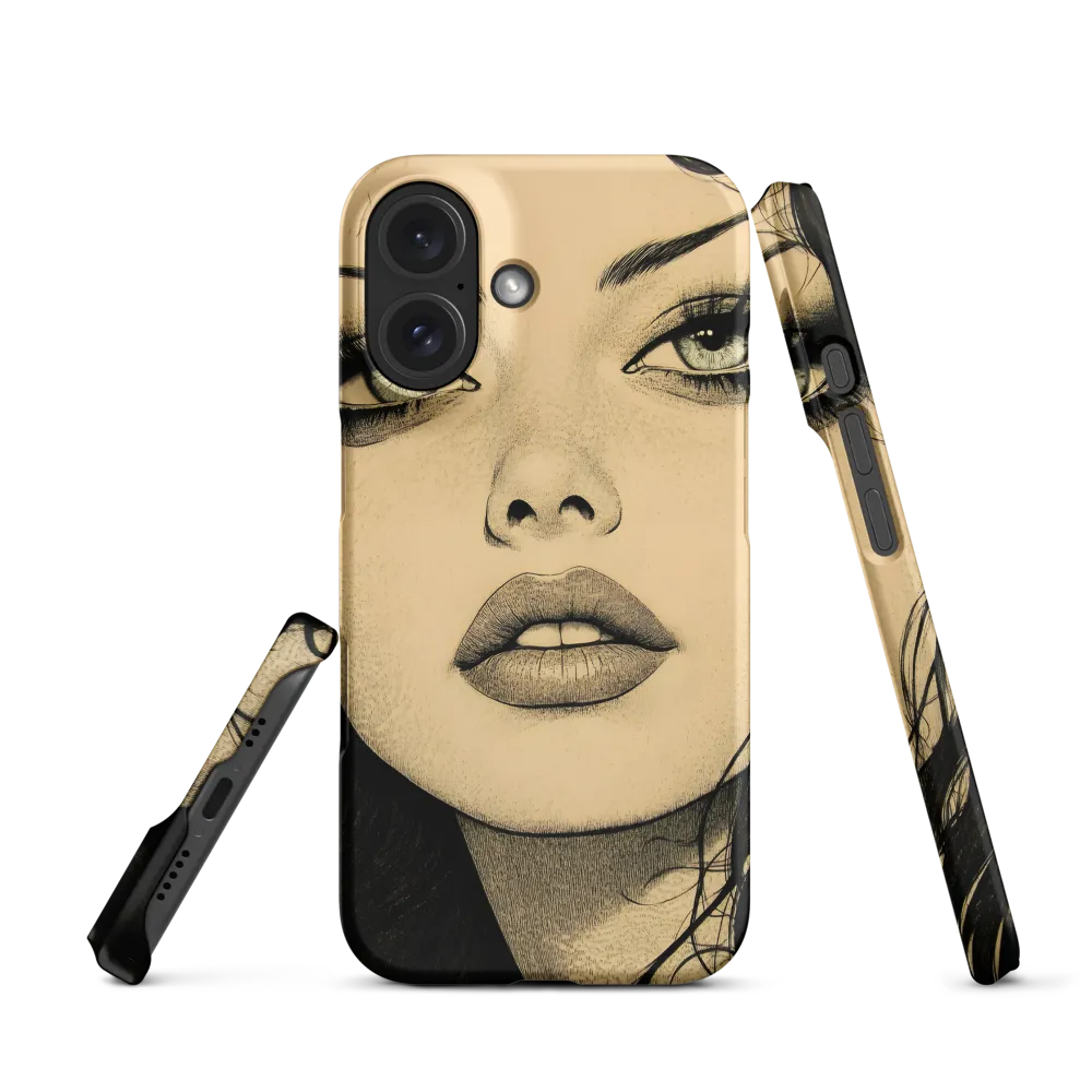 Enigmatic Gaze | Phone Case |  16 | Snap Case | Matte