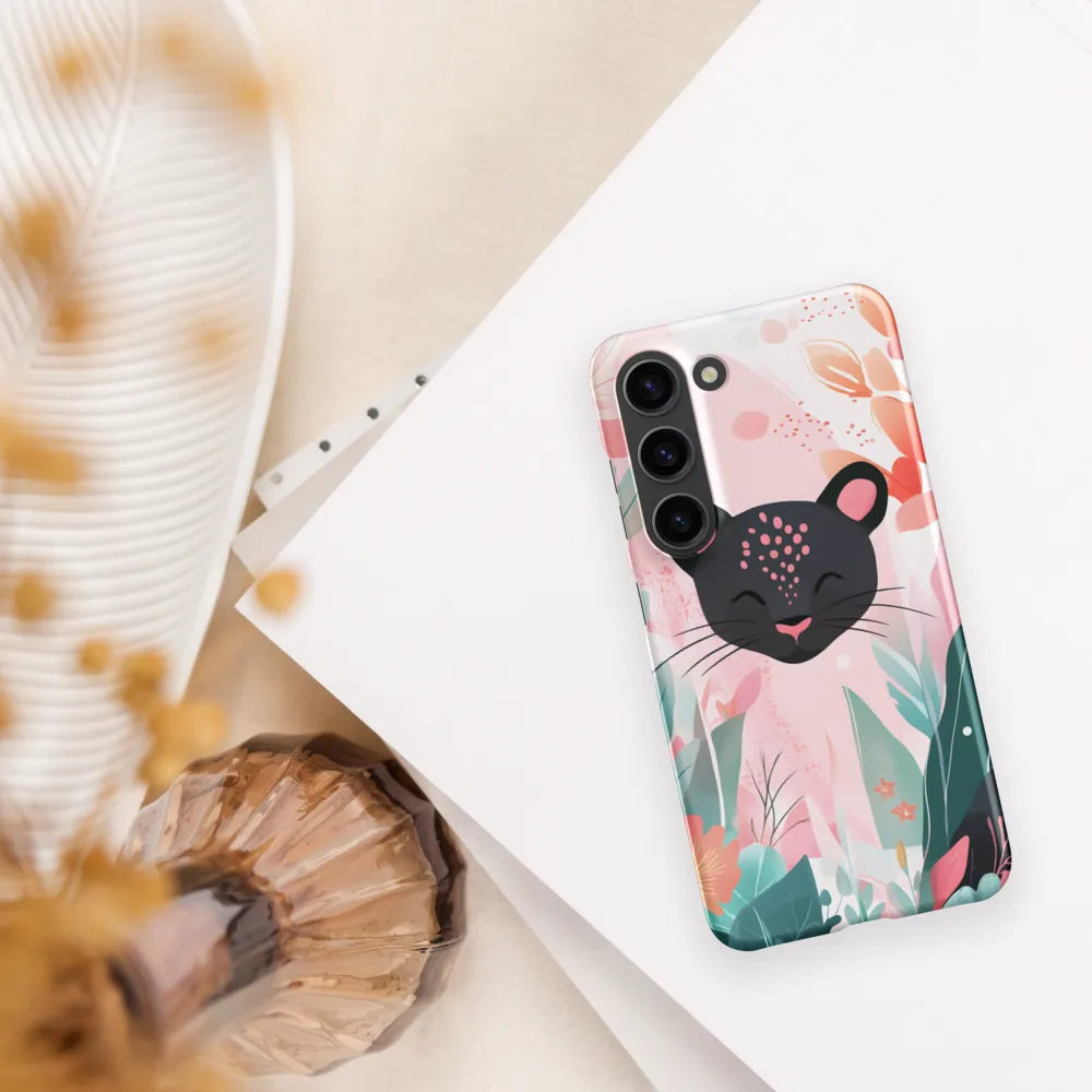 Whimsical Panther in Bloom