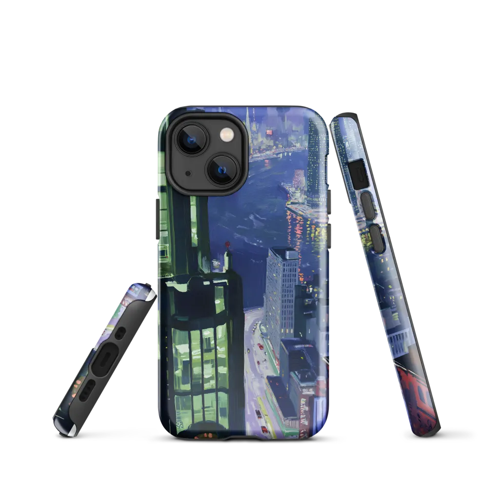 Urban Night Symphony | Phone Case |  13 mini | Tough Case | Glossy