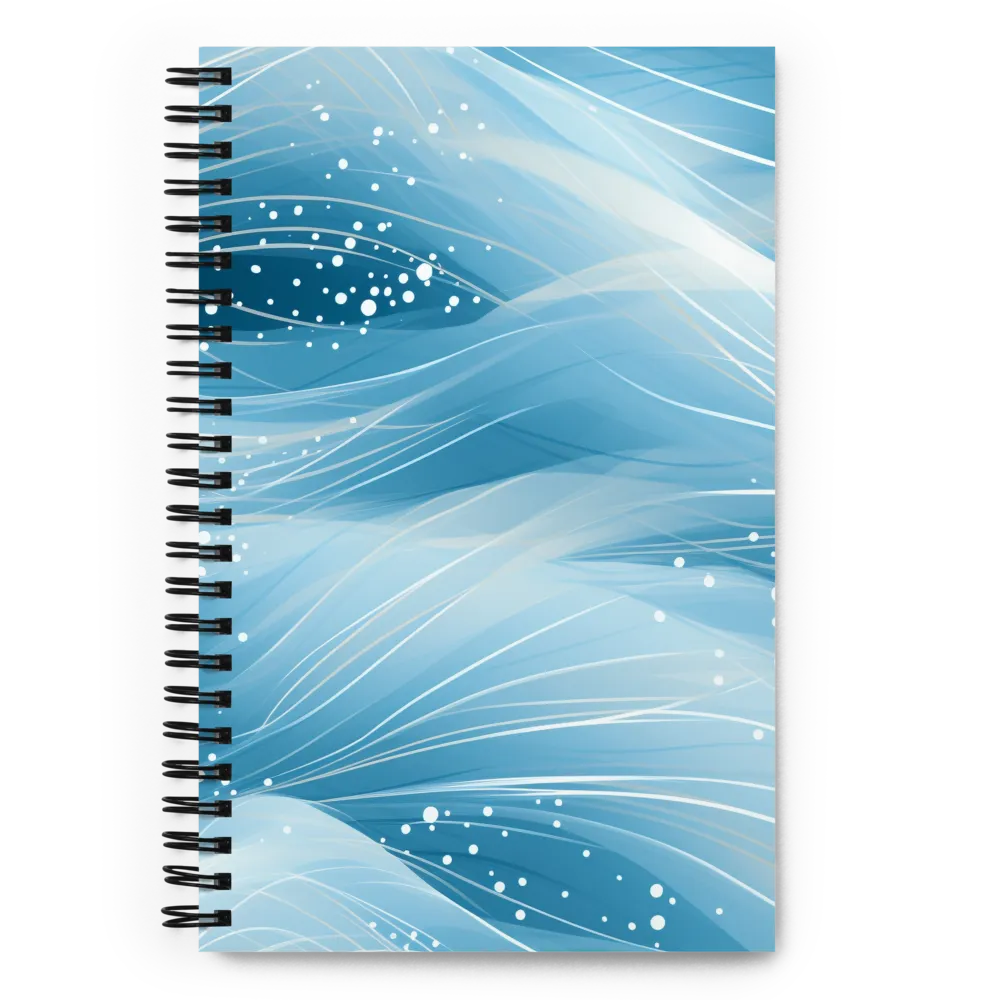 Ethereal Ocean Waves | Spiral Notebook