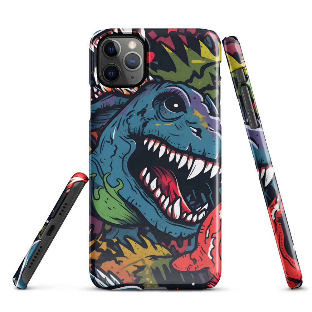 Dino Mania: A Colorful Frenzy | Phone Case |  11 Pro Max | Snap Case | Glossy