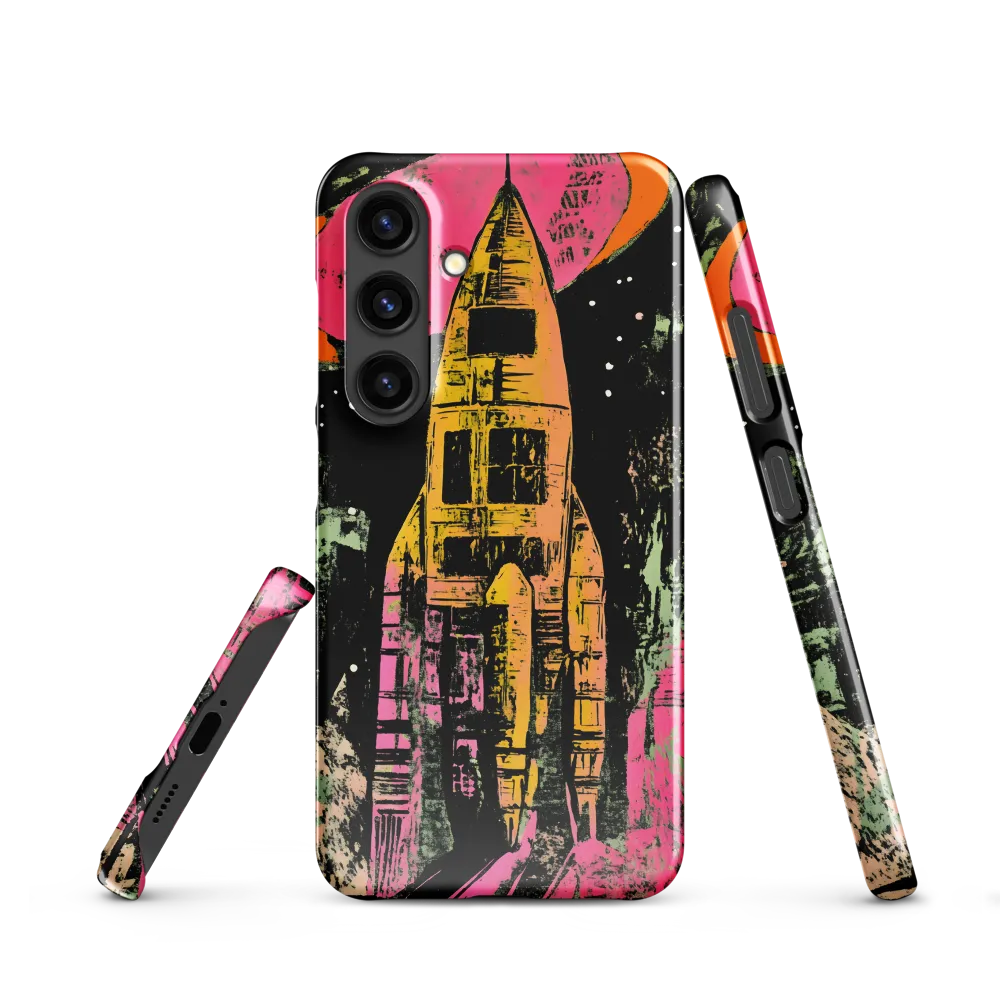 Cosmic Voyage: A Surreal Rocket Adventure