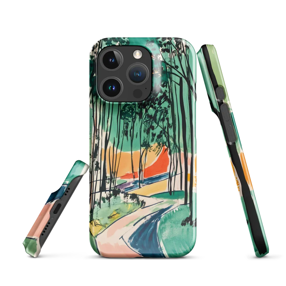 Winding Path Through the Forest | Phone Case |  16 Pro | Snap Case | Glossy