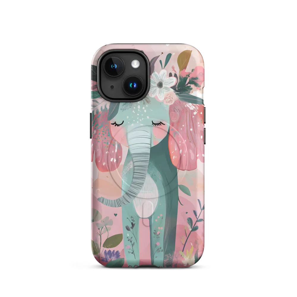 Whimsical Elephant in Bloom