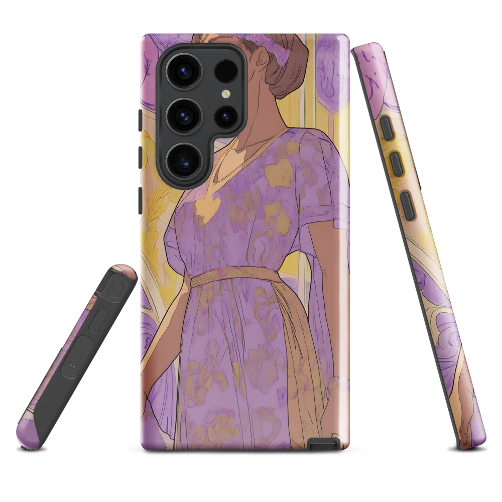 Elegance in Floral Harmony | Phone Case |  S23 Ultra | Tough Case | Glossy