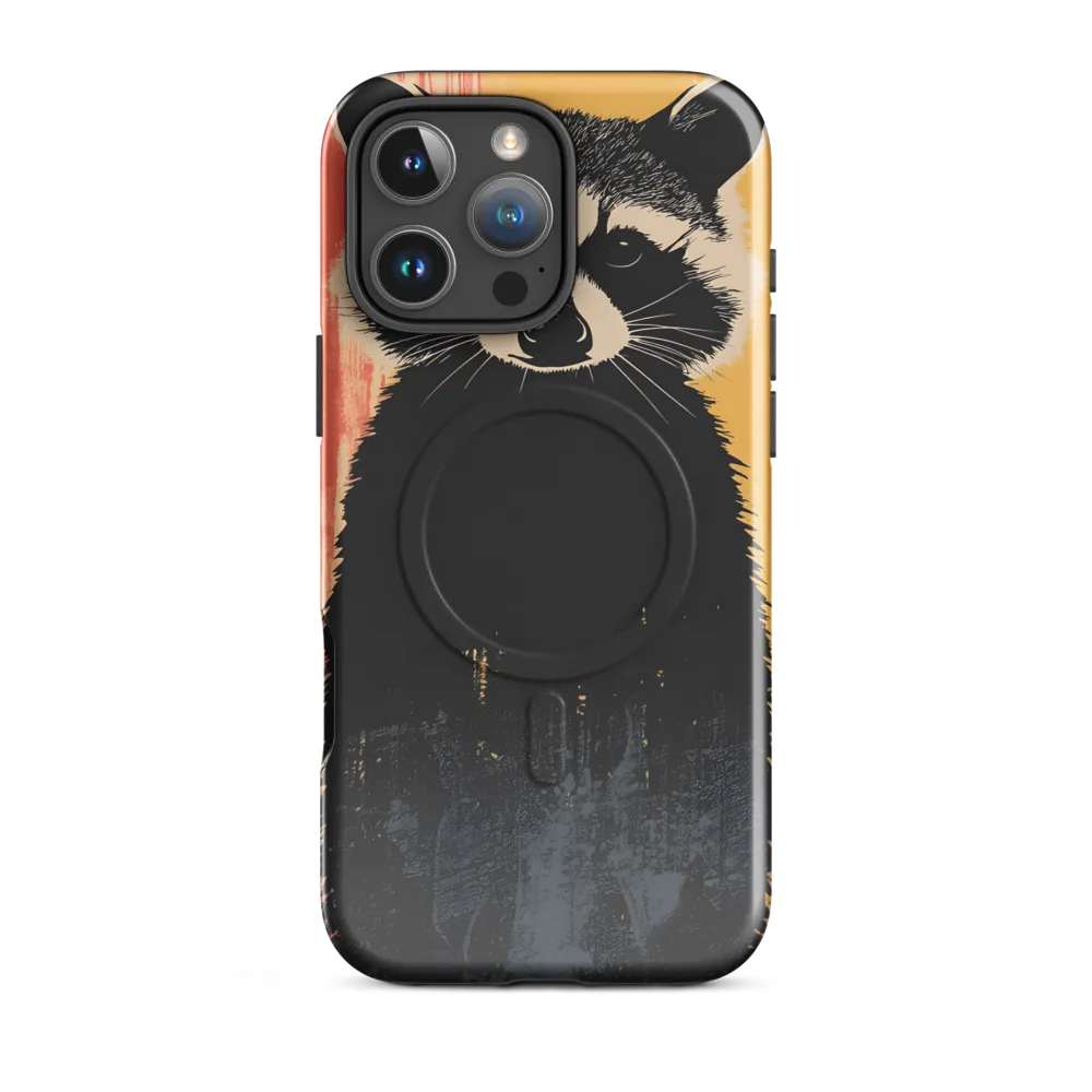 Whimsical Raccoon Portrait