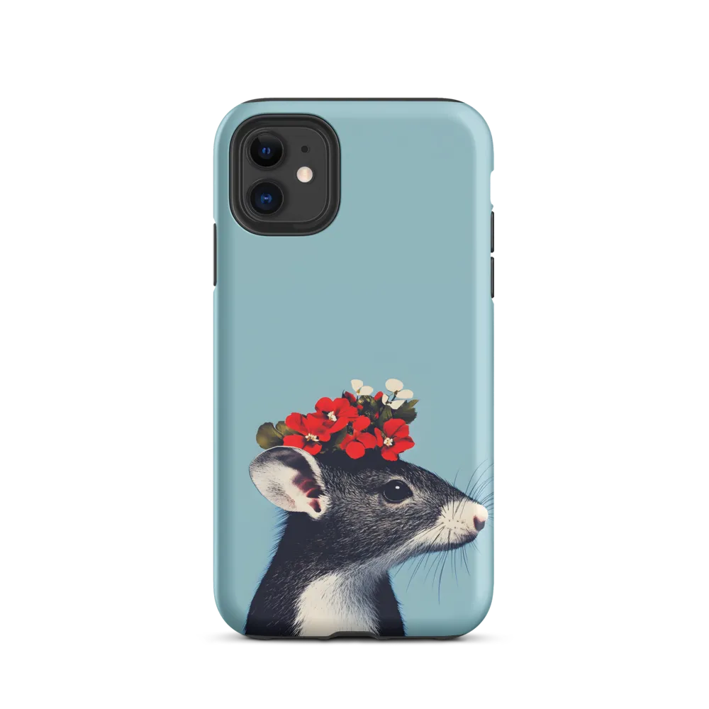 Whimsical Flora: A Mouse's Floral Crown
