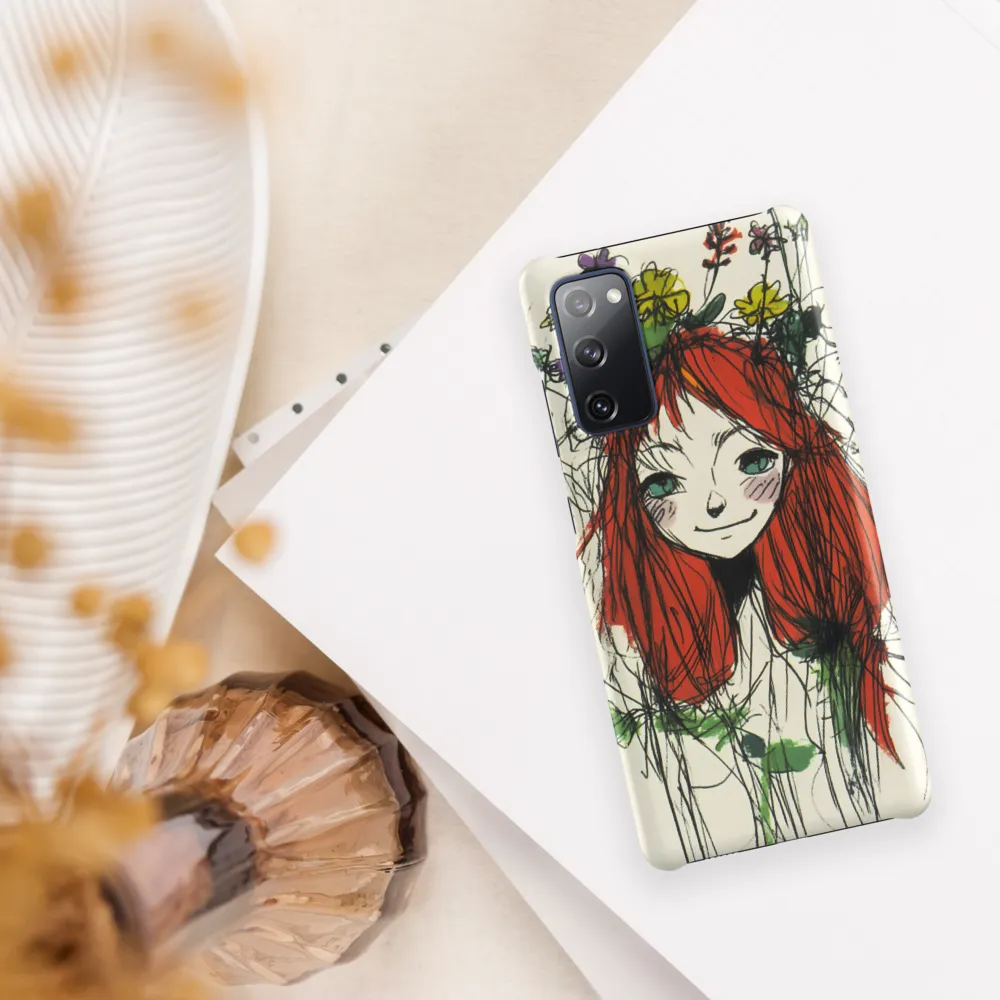 Whimsical Floral Portrait