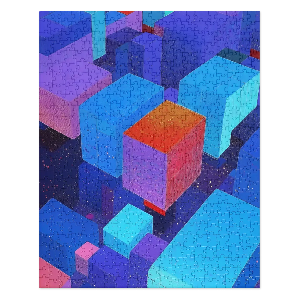 Geometric Dreamscape | Jigsaw Puzzle | 520 pieces