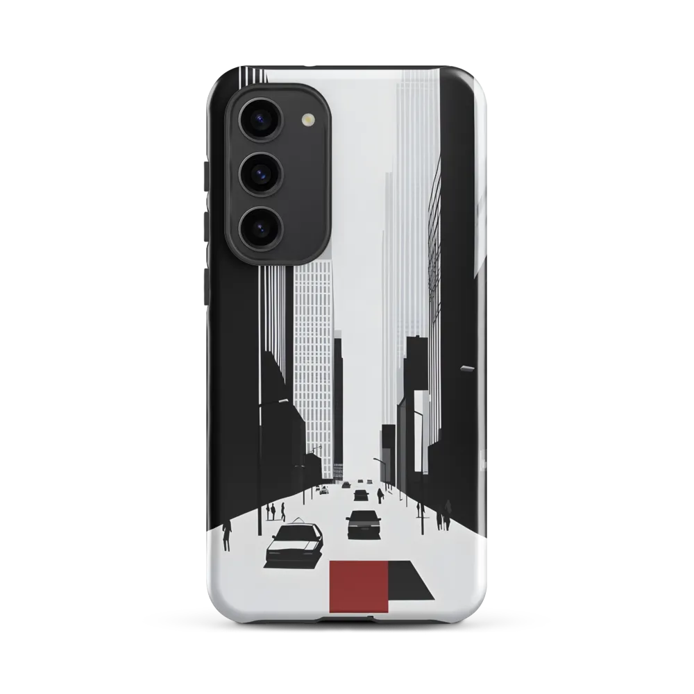 Urban Solitude: A Minimalistic Cityscape