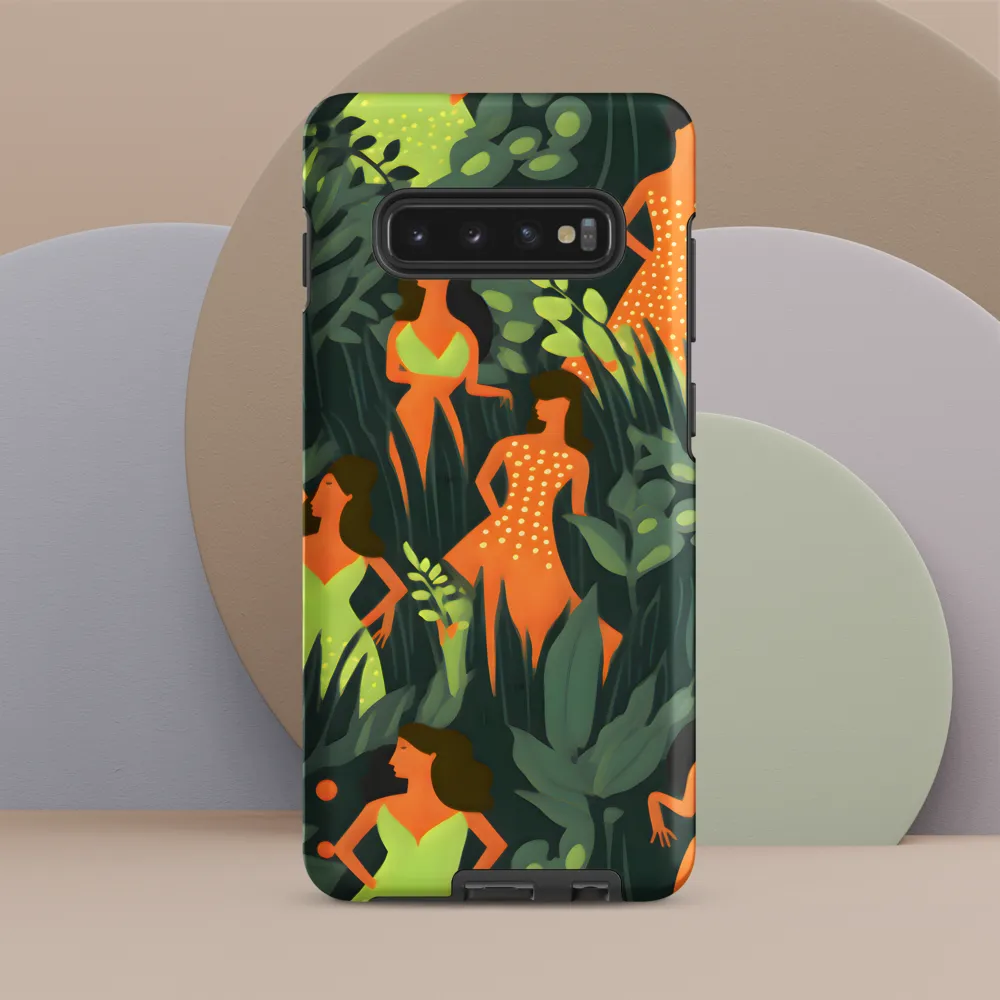 Playful Harmony in Patterns | Phone Case |  S10 Plus | Tough Case | Matte