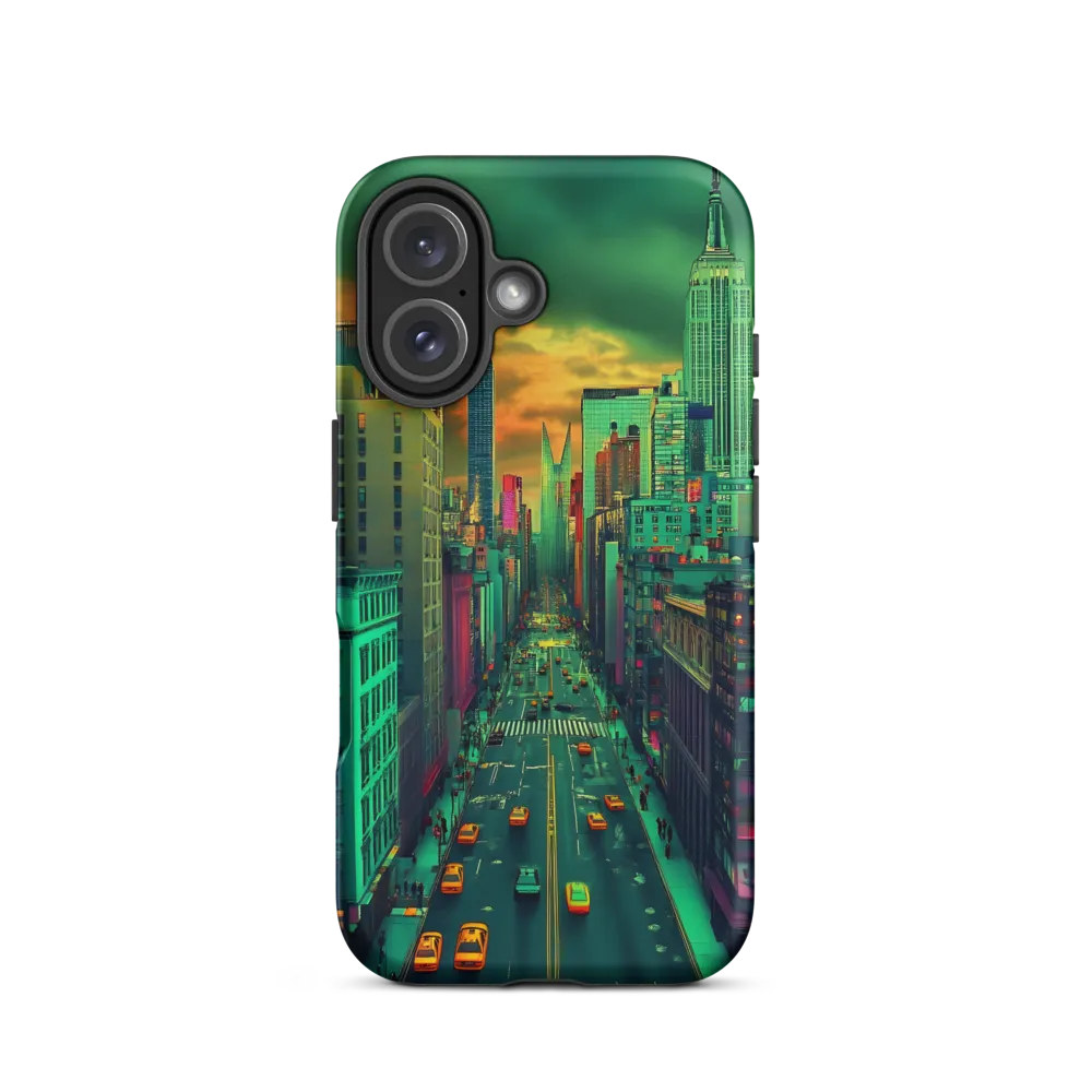 Urban Surrealism: Neon Dreams | Phone Case