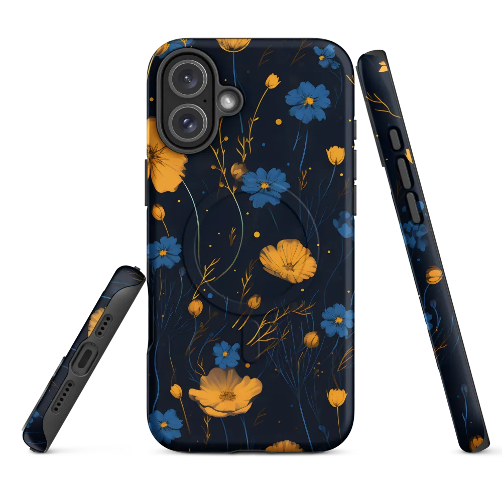 Nocturnal Blossoms | Phone Case |  16 Plus | MagSafe® Tough Case | Matte
