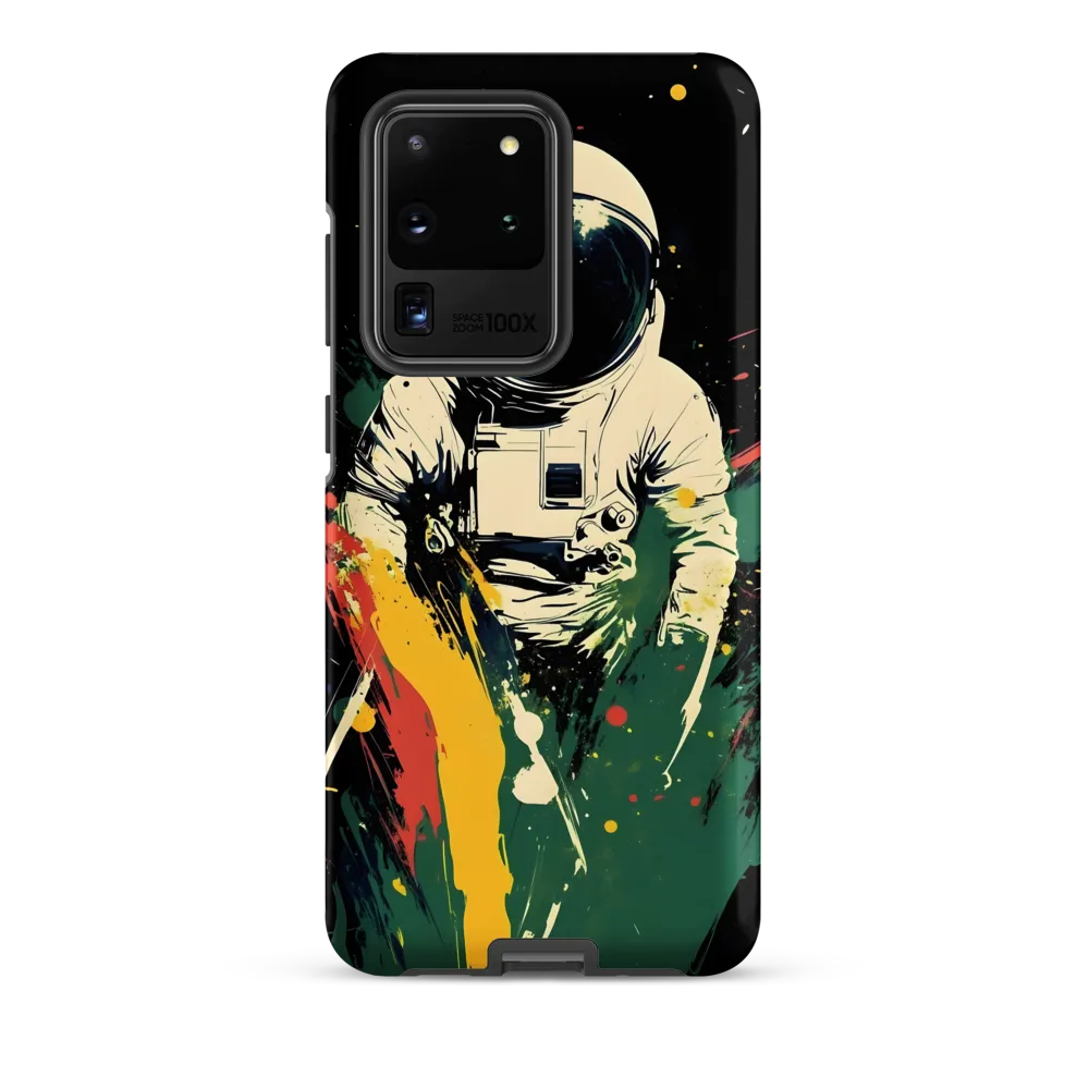 Cosmic Splash: The Astronaut's Journey
