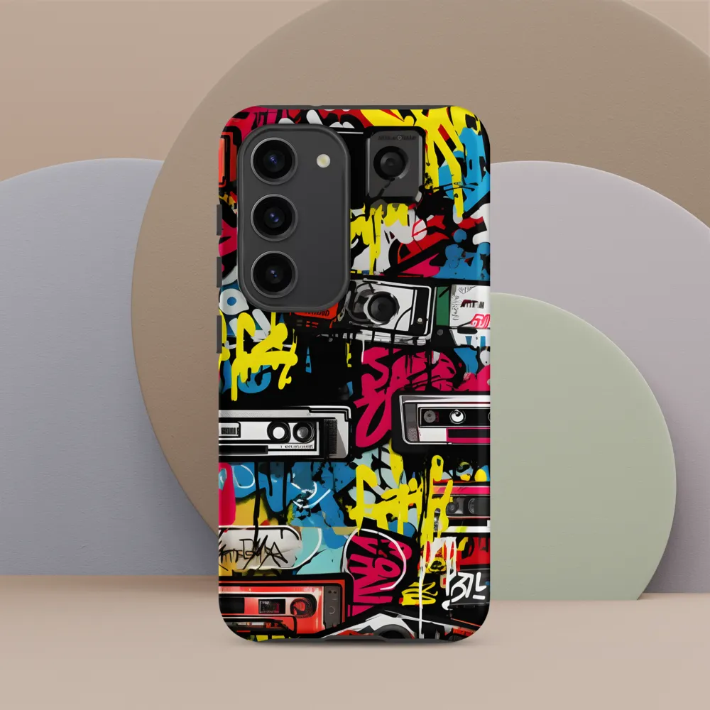Urban Nostalgia: A Retro Cassette Explosion