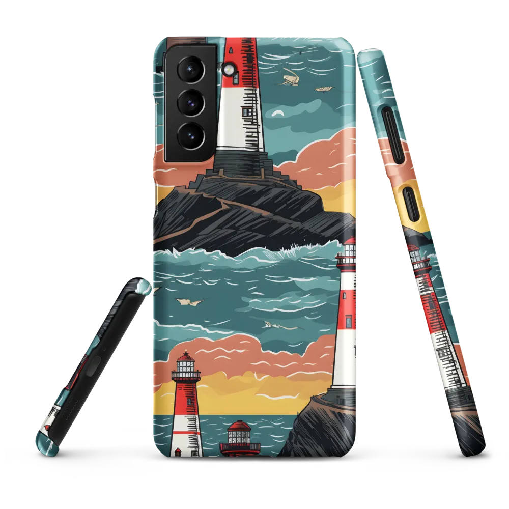 Lighthouses in a Whimsical Ocean