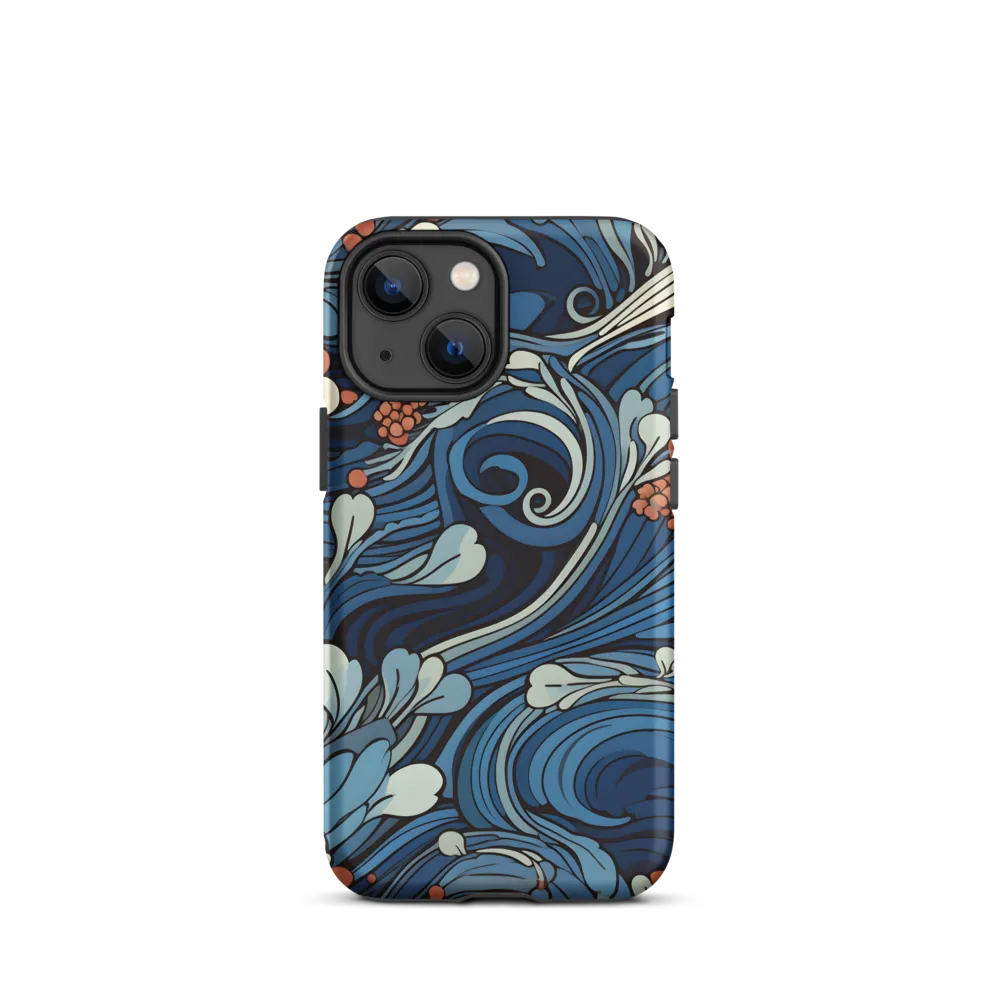 Nature's Elegance: An Oceanic Tapestry | Phone Case |  13 mini | Tough Case | Matte