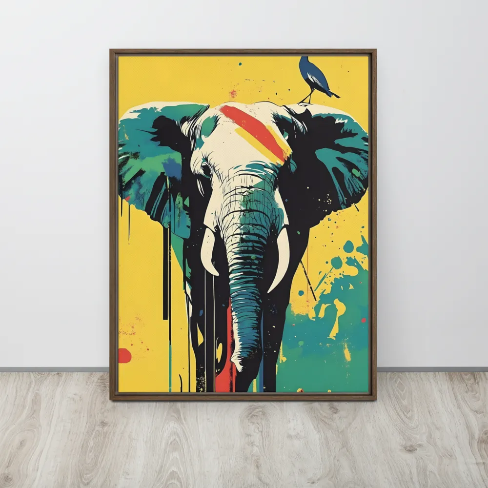 Elegance of the Wild: A Colorful Harmony