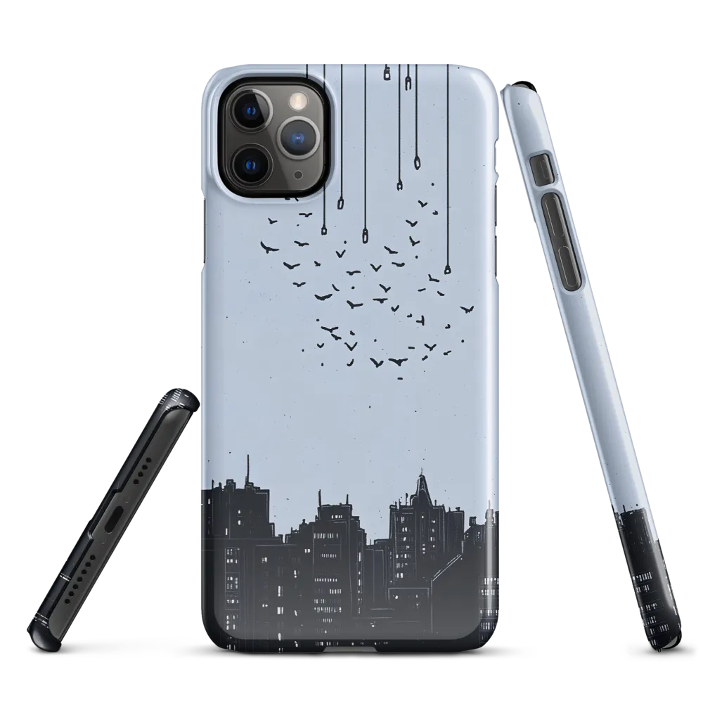 Elevated Serenity: A Minimalist Cityscape | Phone Case |  11 Pro Max | Snap Case | Glossy