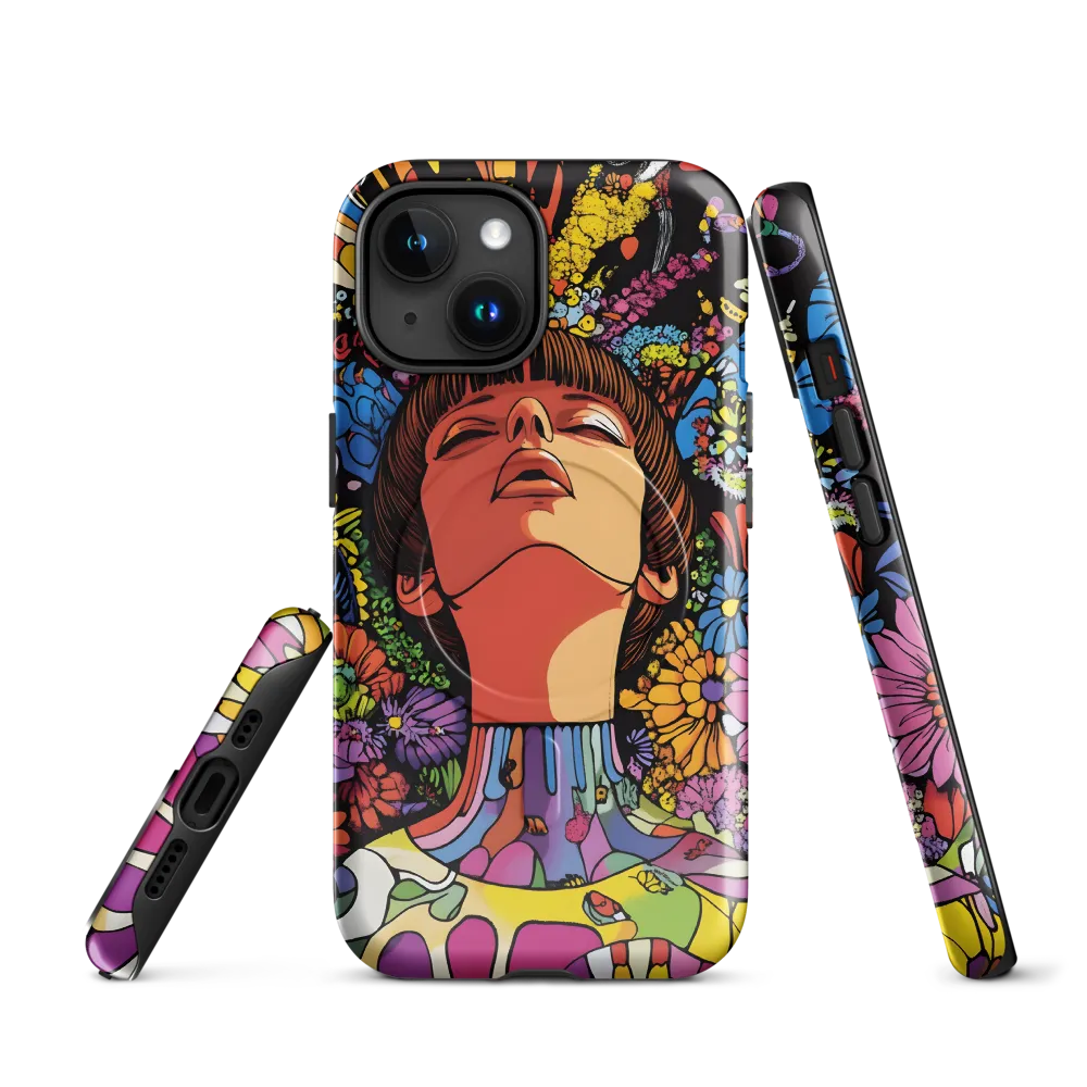 Vibrant Ecstasy: A Psychedelic Portrait