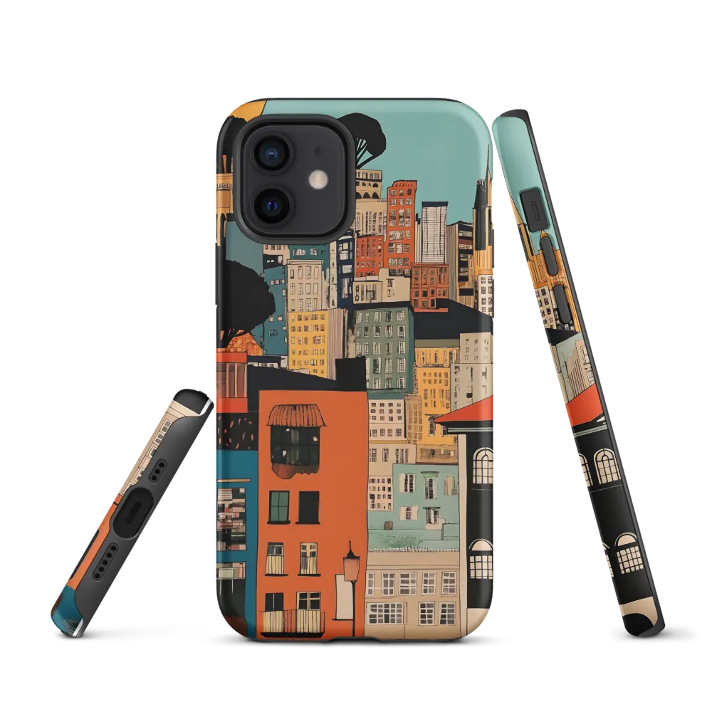 Urban Fusion: A Colorful Cityscape