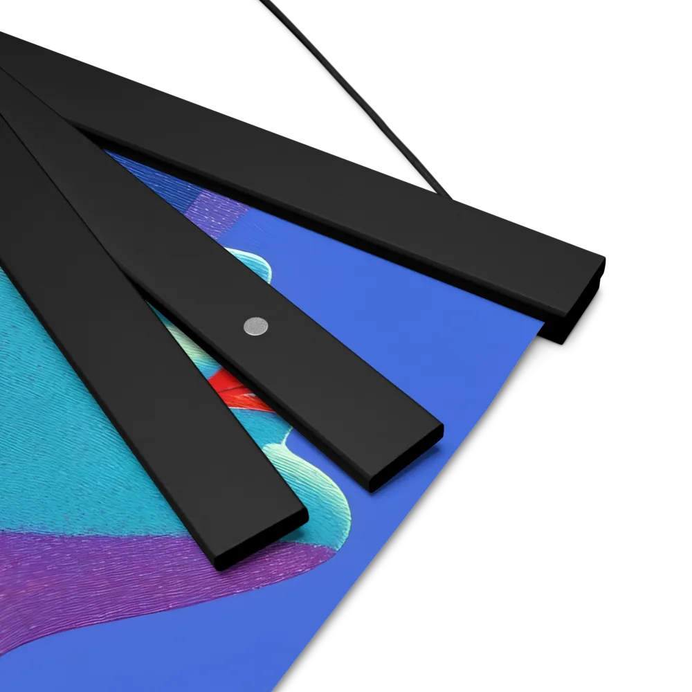 Ethereal Reverie | Poster With Black Wood Hanger | 12″×12″