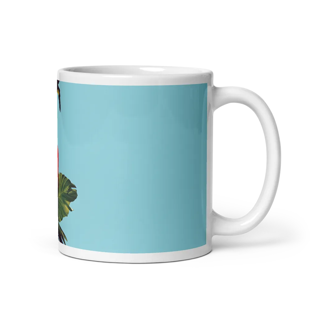 Tropical Harmony: A Celebration of Wildlife | Mug with White inside | 11 oz