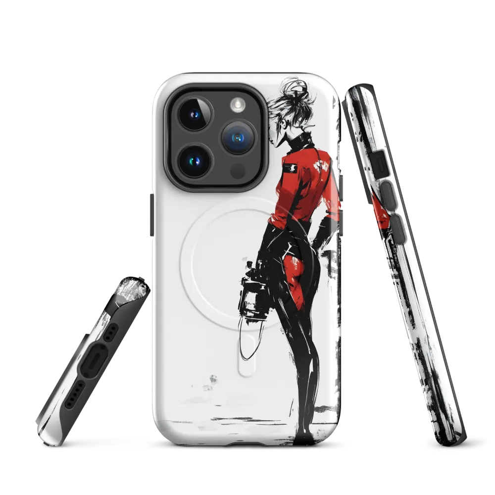 The Edgy Elegance | Phone Case |  14 Pro | MagSafe® Tough Case | Glossy