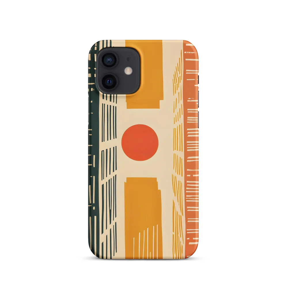 Urban Harmony: A Geometric Sunrise