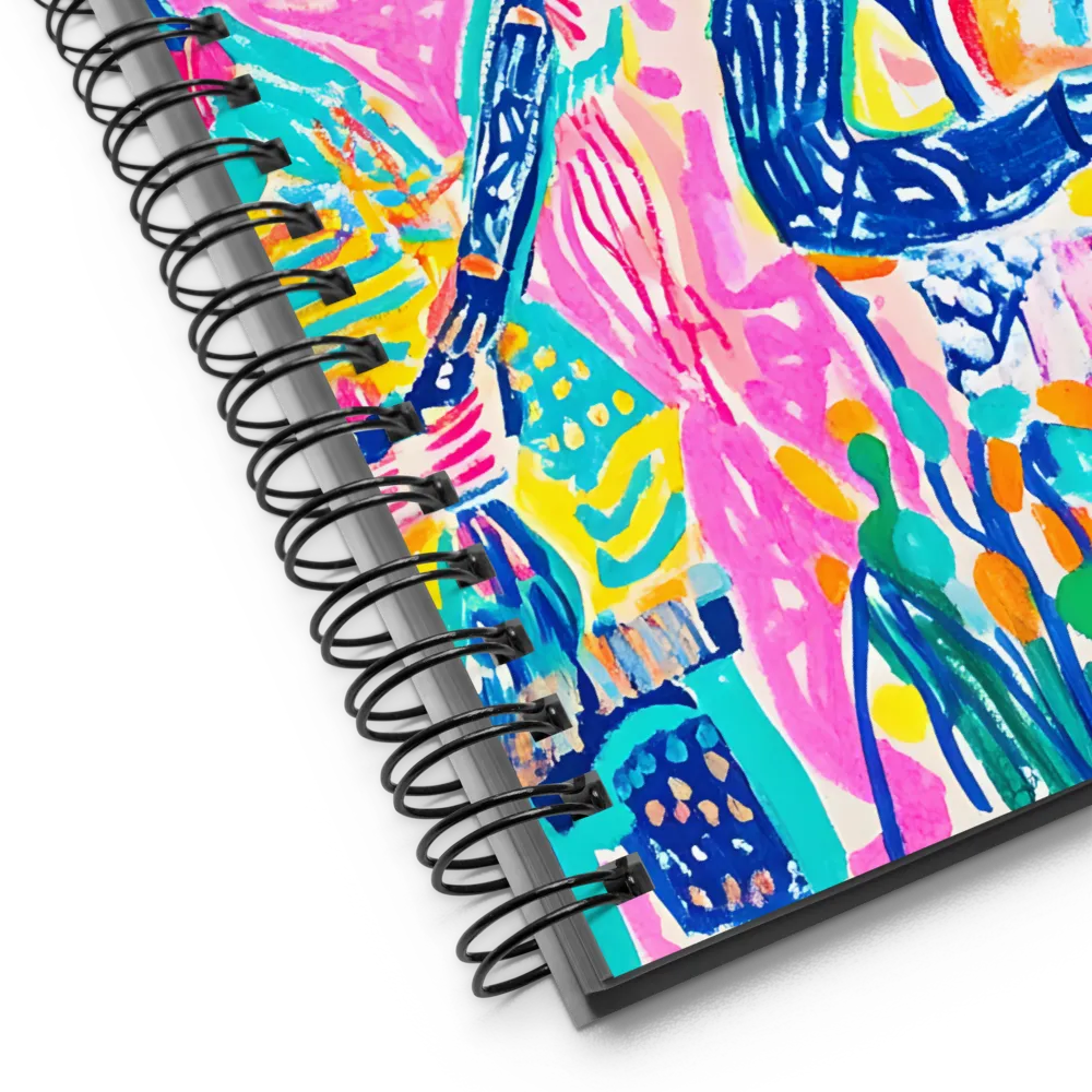 Joyful Duet: A Celebration of Music | Spiral Notebook