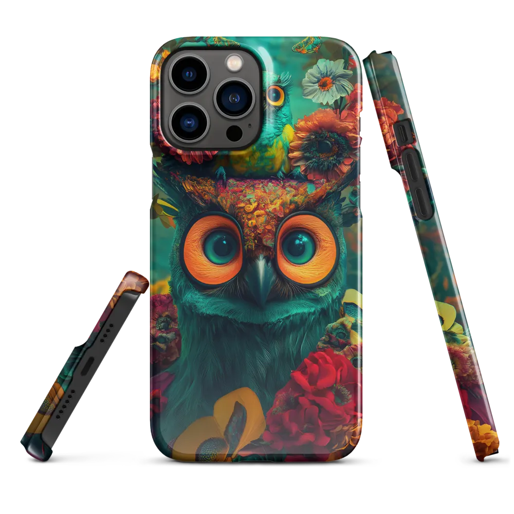 Majestic Harmony: The Floral Owl