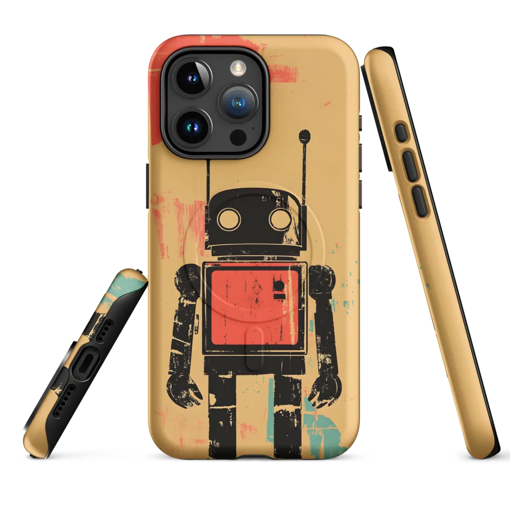 The Retro Robot | Phone Case |  15 Pro Max | MagSafe® Tough Case | Matte