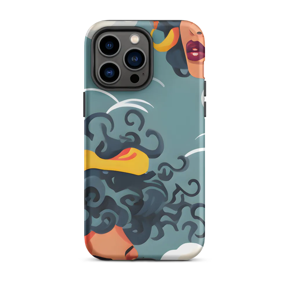 Dreamscapes of Elegance: A Vibrant Exploration of Clouds and Emotion | Phone Case |  14 Pro Max | Tough Case | Matte