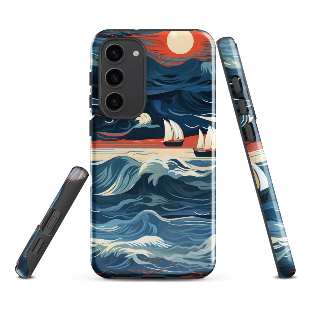 Ocean Whispers: A Voyage at Dusk
