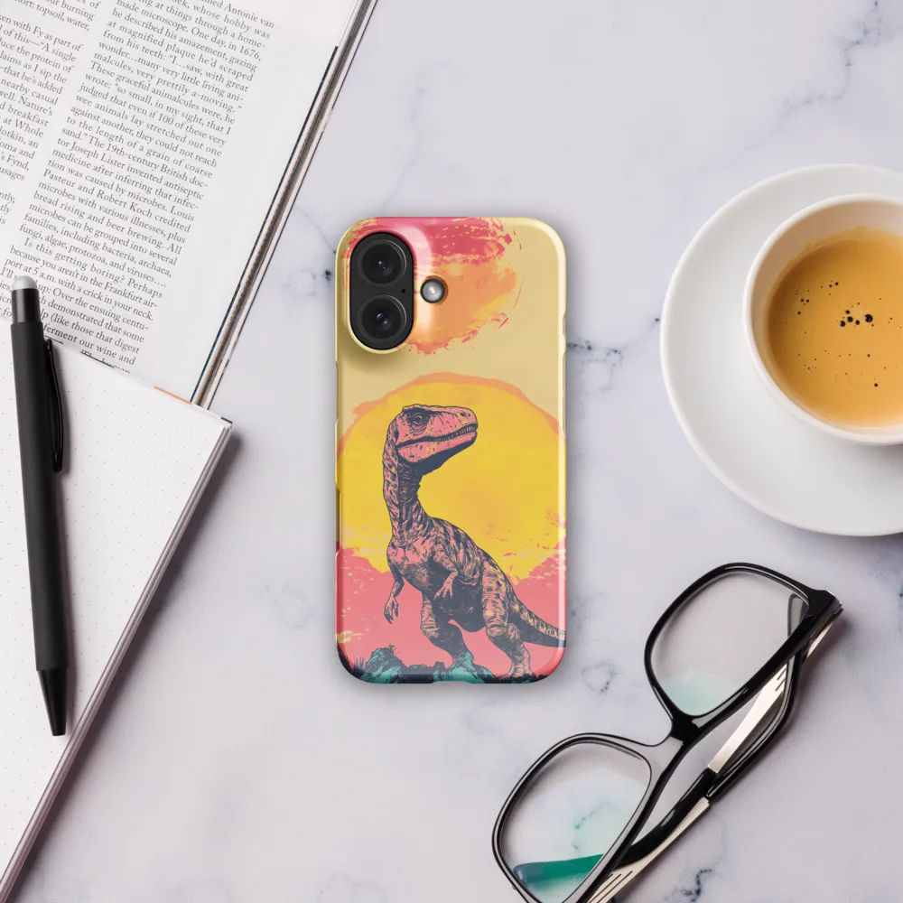 Majestic Dinosaur at Sunrise | Phone Case |  16 | Snap Case | Glossy