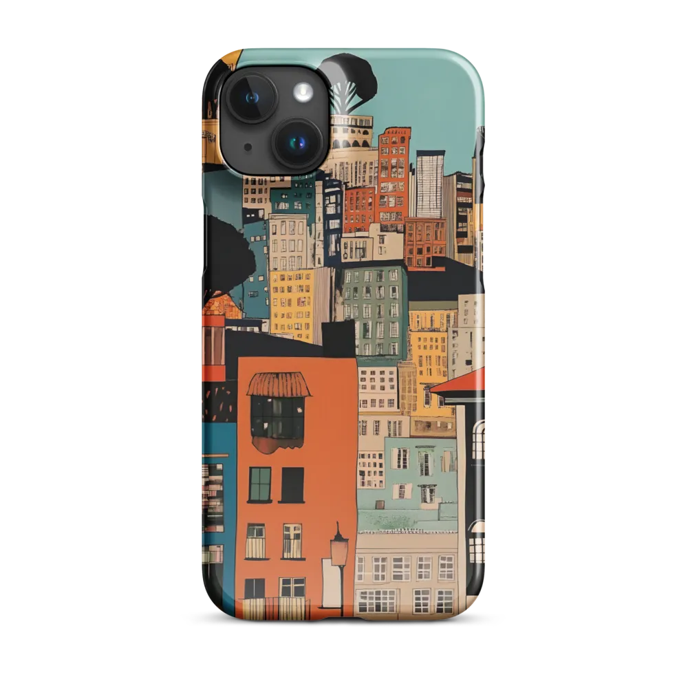 Urban Fusion: A Colorful Cityscape