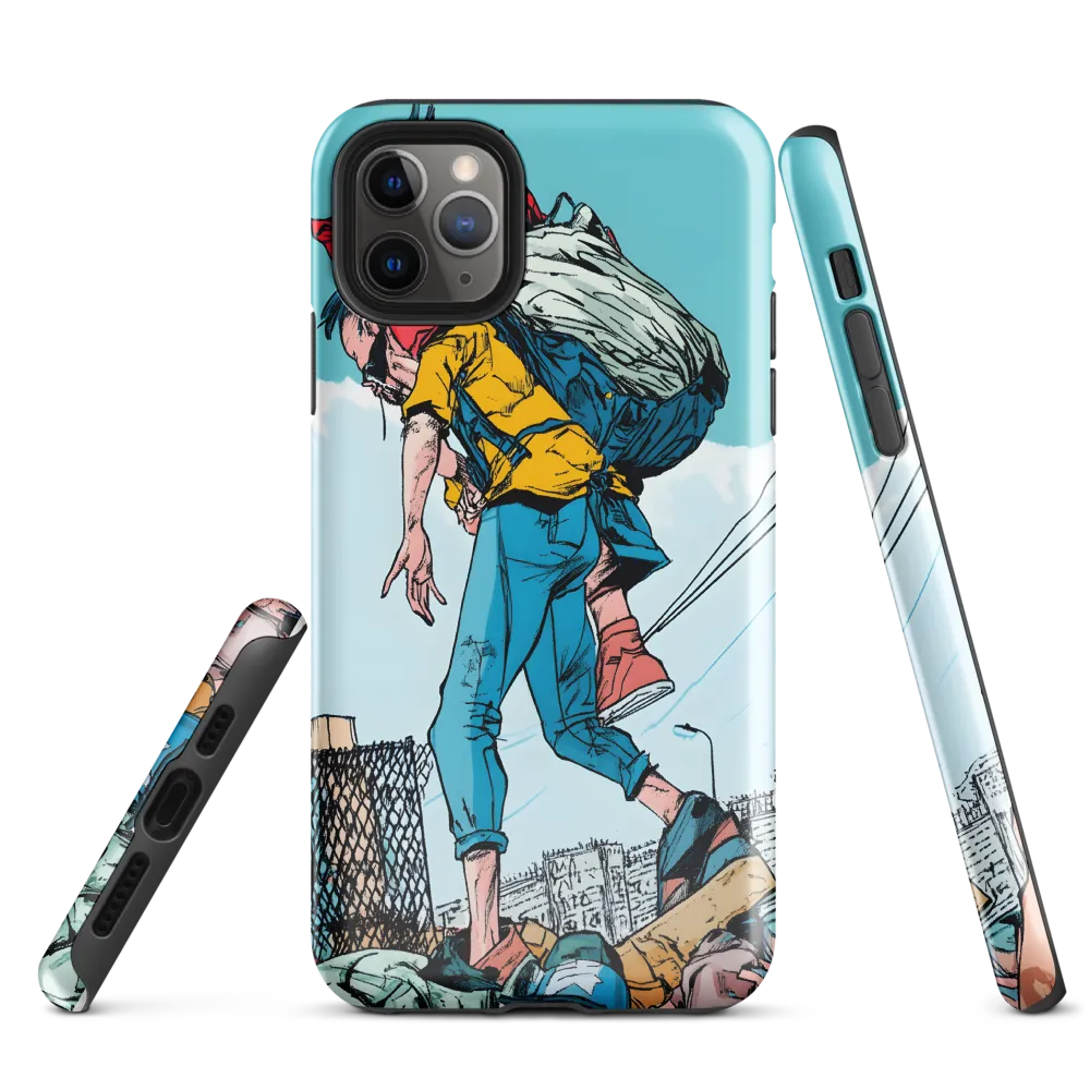 Resilience on the Urban Path | Phone Case |  11 Pro Max | Tough Case | Glossy