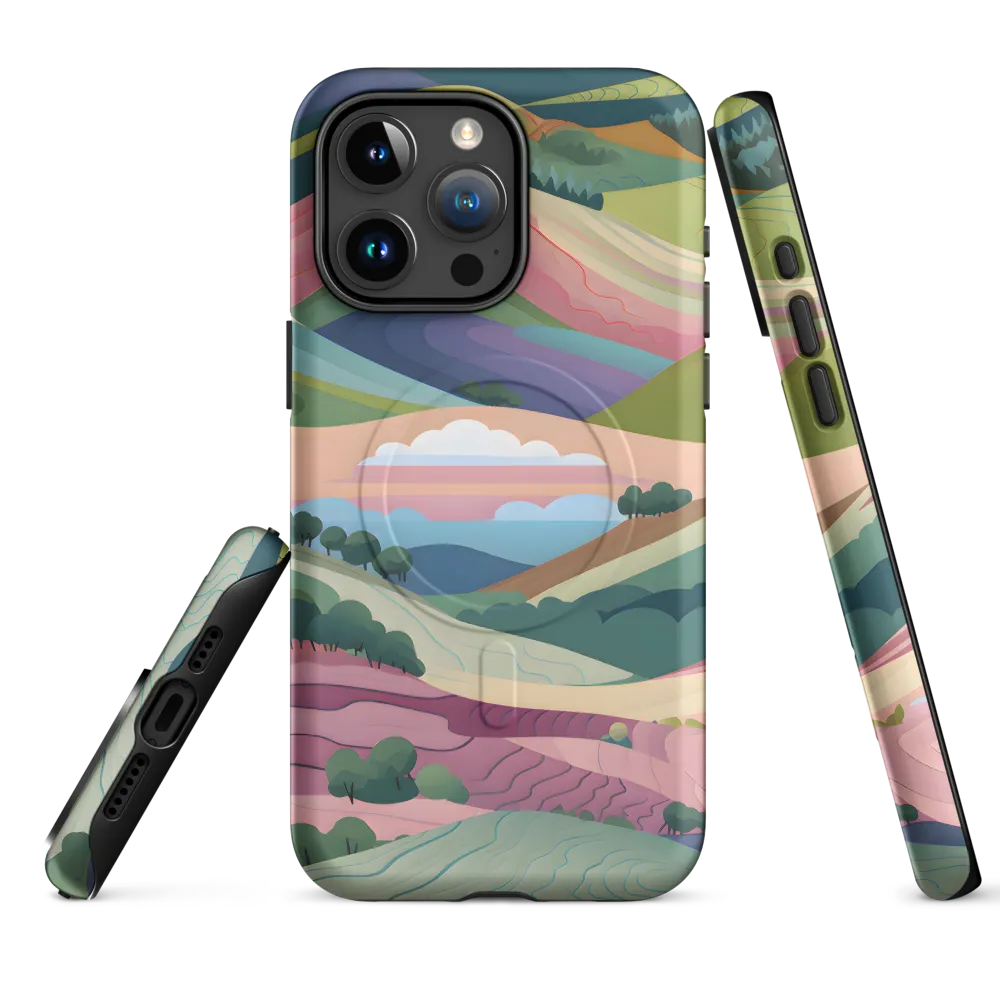 Harmonious Hills | Phone Case |  15 Pro Max | MagSafe® Tough Case | Matte