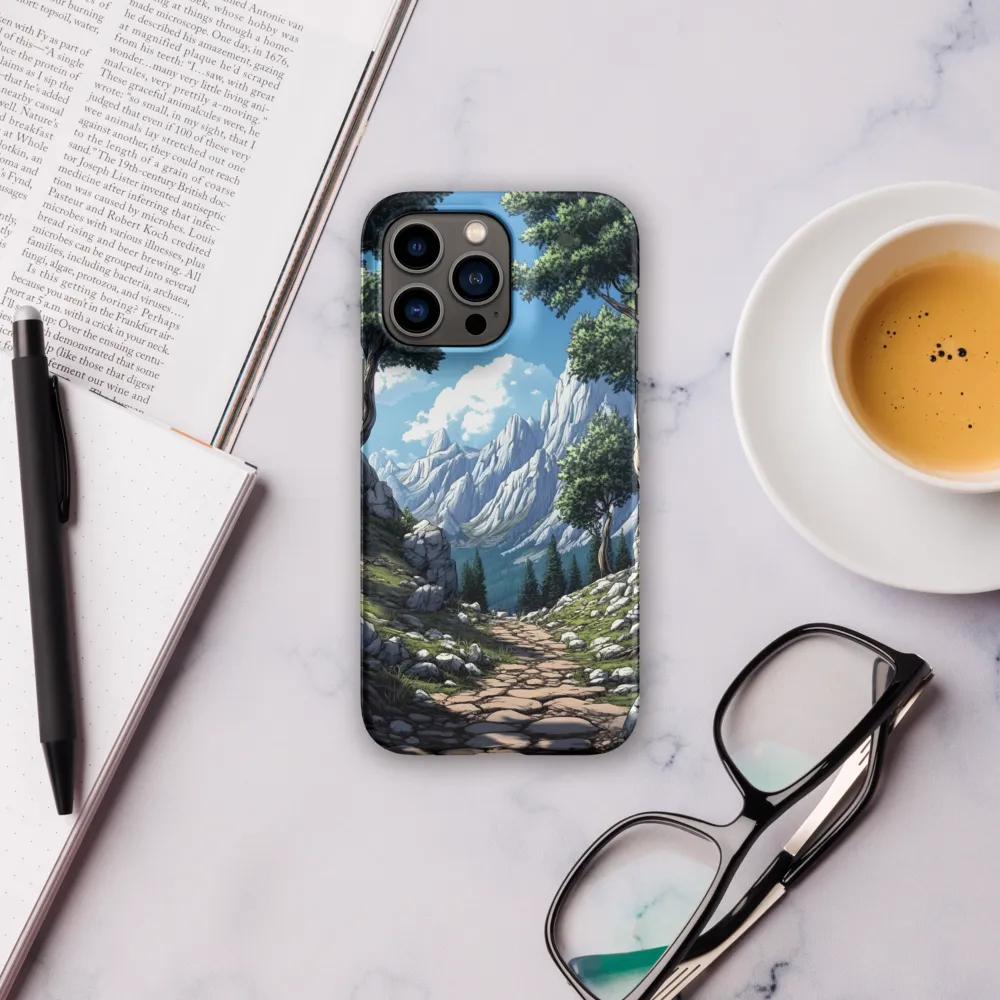 Journey Through Tranquility | Phone Case |  14 Pro Max | Snap Case | Matte