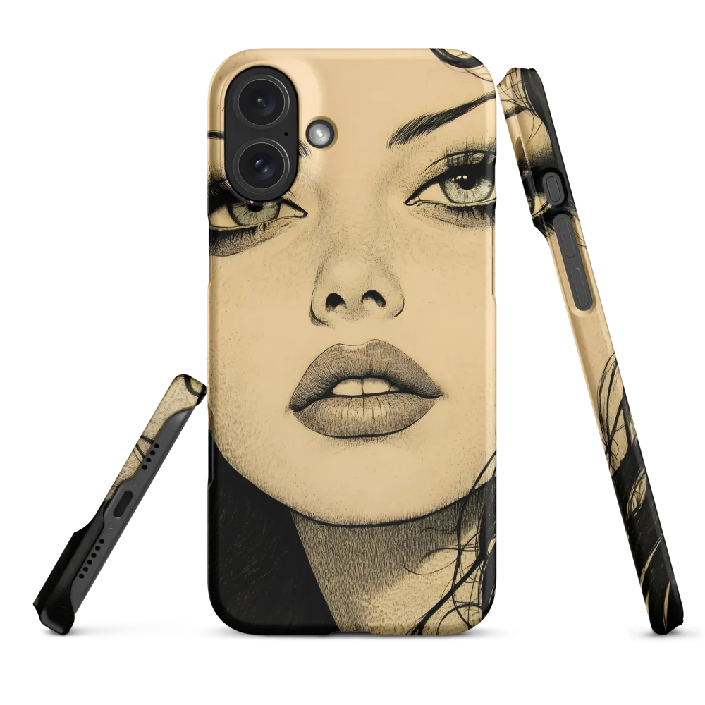 Enigmatic Gaze | Phone Case |  16 Plus | Snap Case | Matte