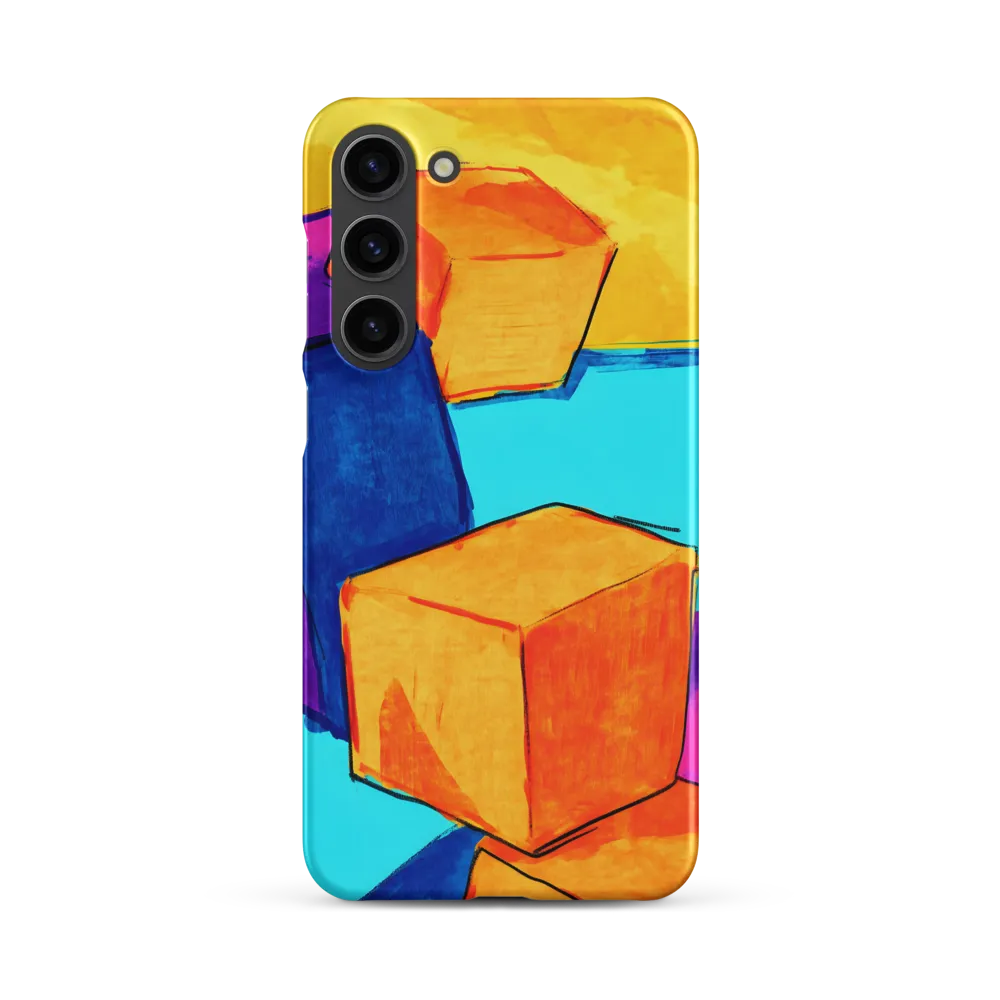 Playful Cubes in Vibrant Harmony