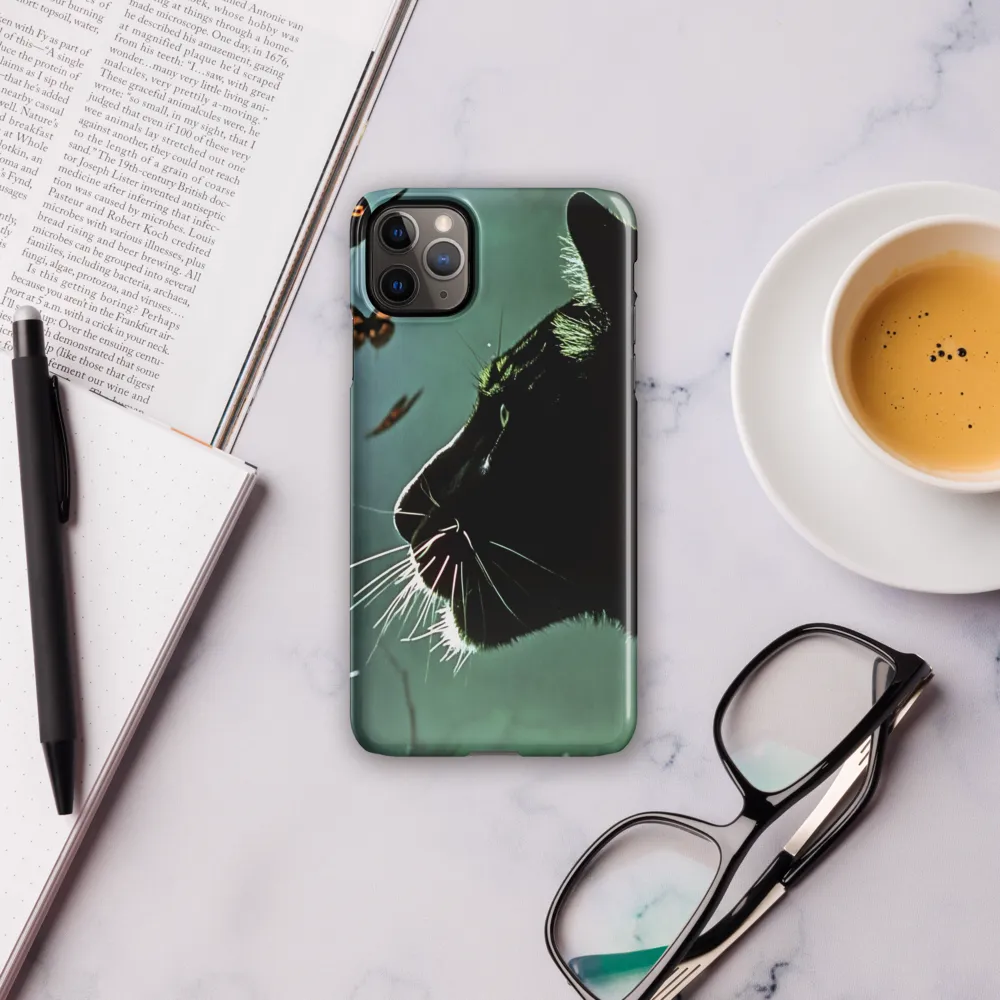 Mystical Encounter: Cat and Butterflies | Phone Case |  11 Pro Max | Snap Case | Glossy