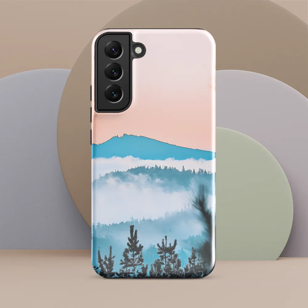 Tranquil Dawn Over Mountains | Phone Case |  S22 Plus | Tough Case | Glossy