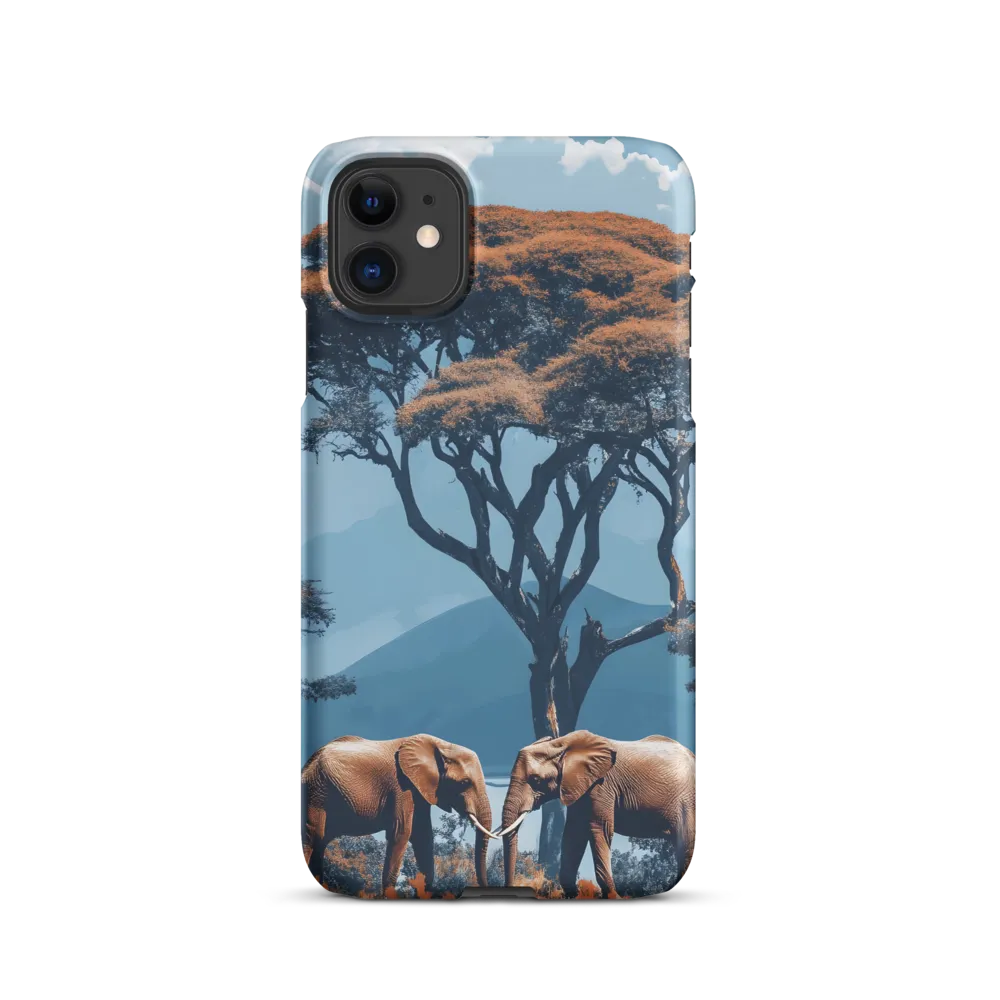 Elephants Amidst Serenity