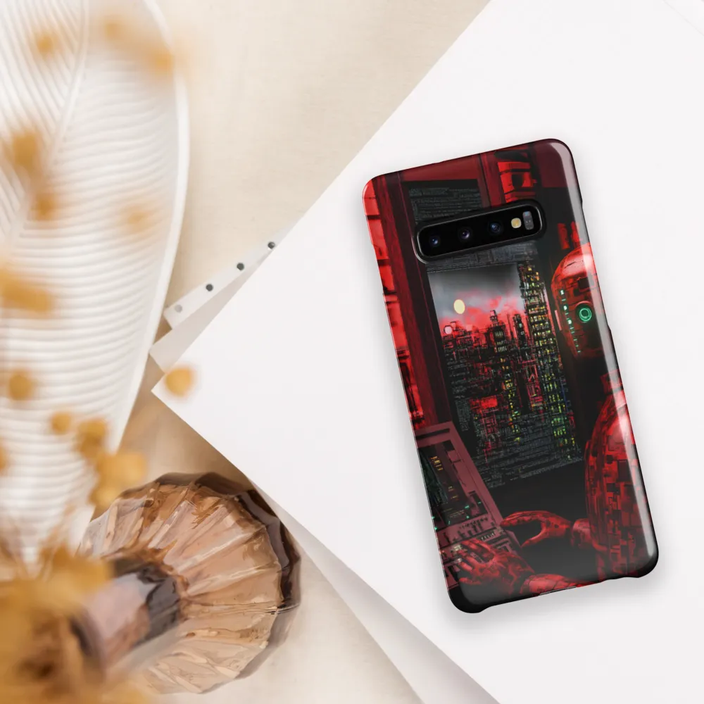 Urban Echoes of a Cybernetic Future | Phone Case |  S10 Plus | Snap Case | Glossy